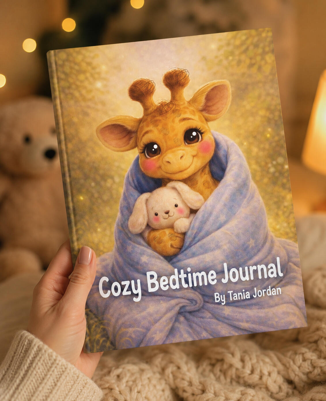 Cozy Bedtime Journal Create a calming bedtime routine with Sasha the Giraffe. This guided journal helps children and parents reflect on their day, practice gratitude, share special moments, and prepare for a peaceful night’s sleep.